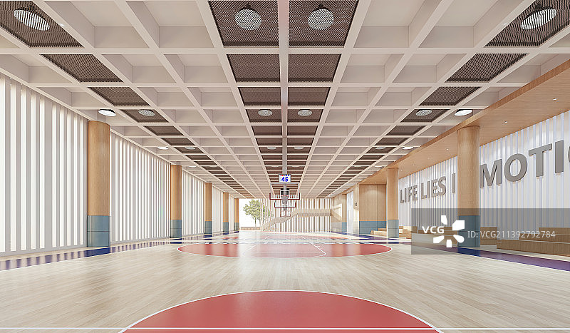 中学风雨操场篮球体育馆图片素材