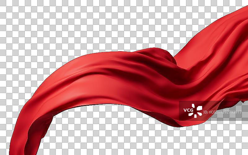 随风流动的布料3D渲染图片素材