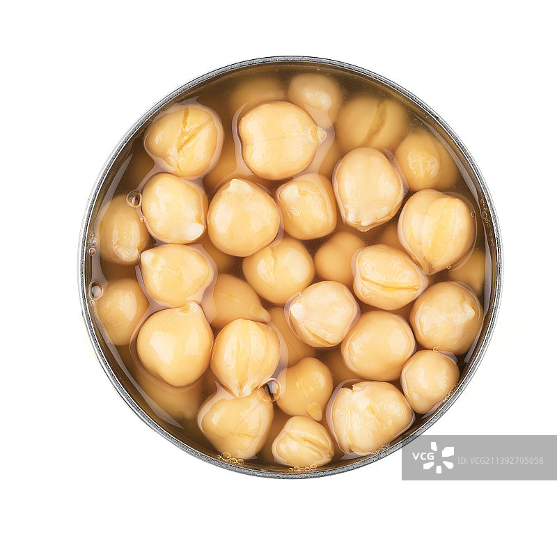 俯视拍摄：白色背景下的碗装食物图片素材