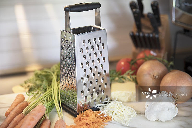 桌子上生食的特写图片素材