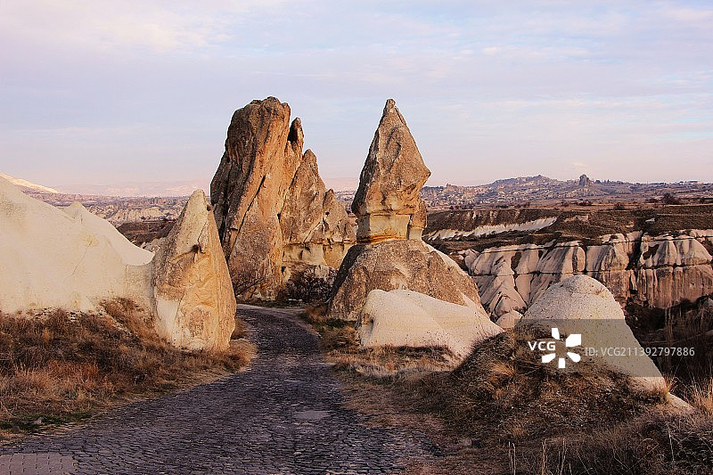 土耳其格雷梅市景色图片素材