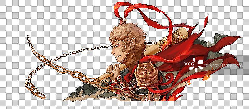 国风悟空免扣素材图片素材