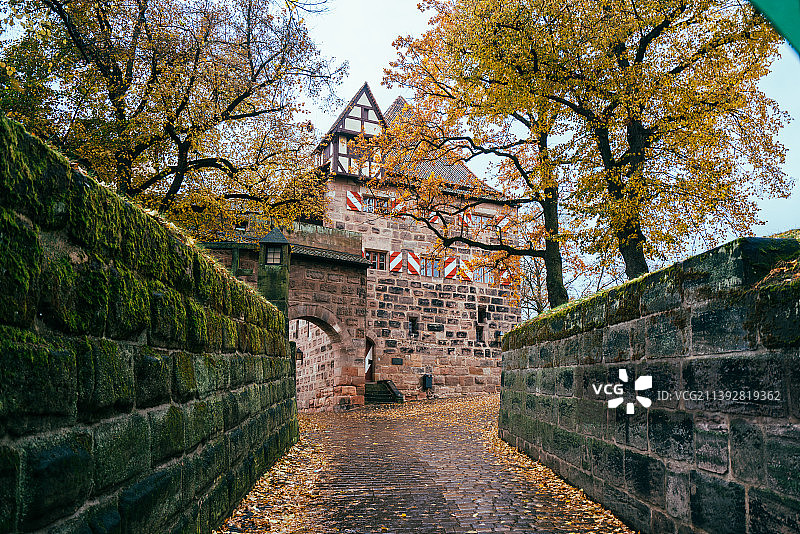 德国纽伦堡城堡，又称皇帝堡图片素材
