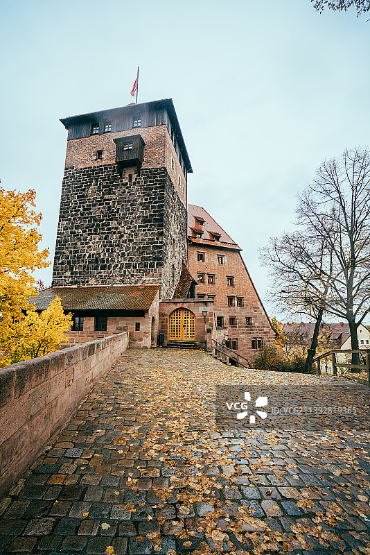 德国纽伦堡城堡，又称皇帝堡图片素材