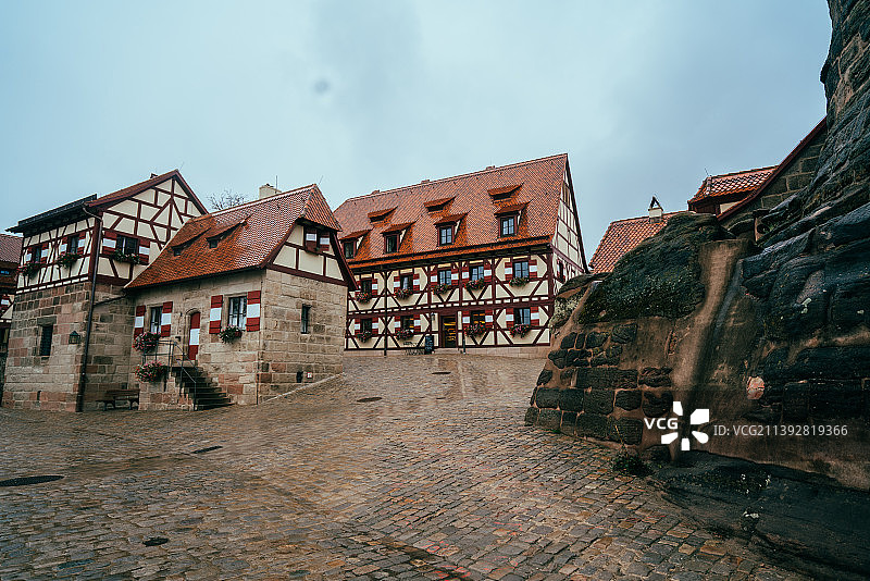 德国纽伦堡城堡，又称皇帝堡图片素材