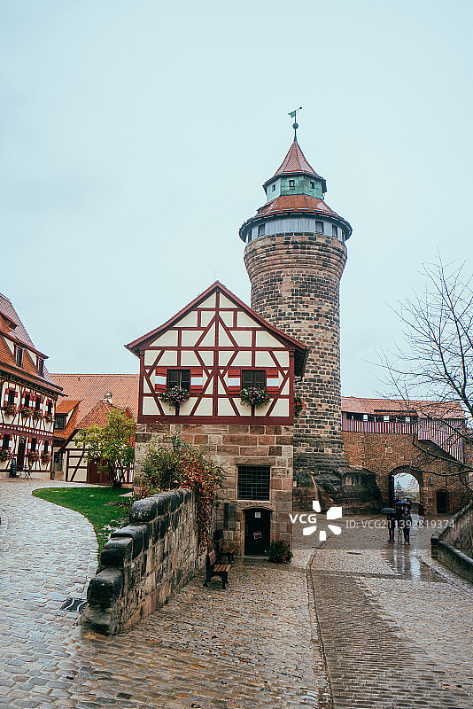 德国纽伦堡城堡，又称皇帝堡图片素材