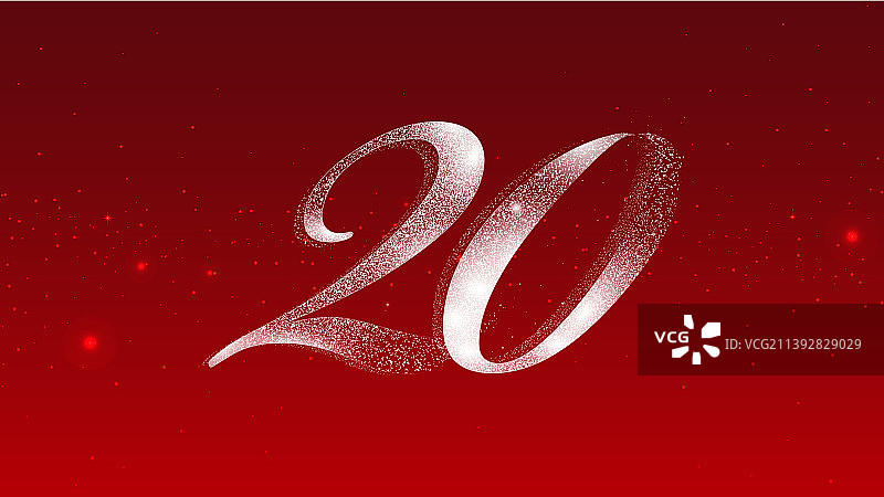 20周年庆典 庆祝活动 数字矢量背景图片素材