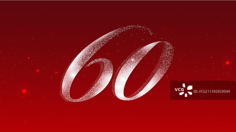 60周年庆典 庆祝活动 数字矢量背景图片素材