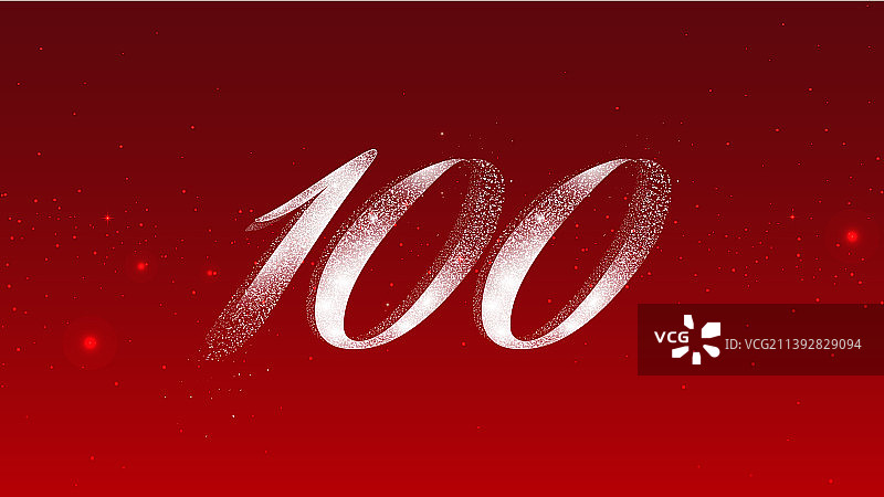 100周年庆典 庆祝活动 数字矢量背景图片素材