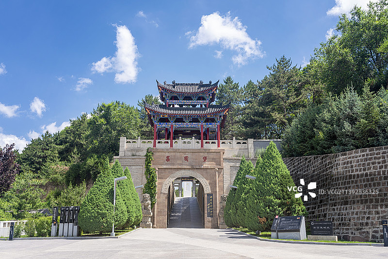 甘肃庆阳荔园堡图片素材