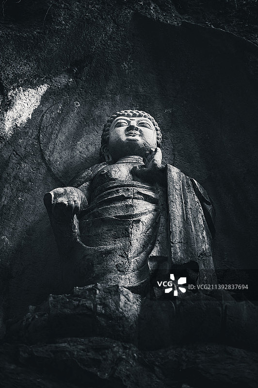 石刻菩萨图片素材