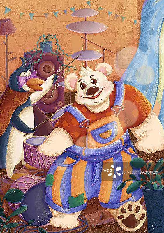 插画快乐周末图片素材