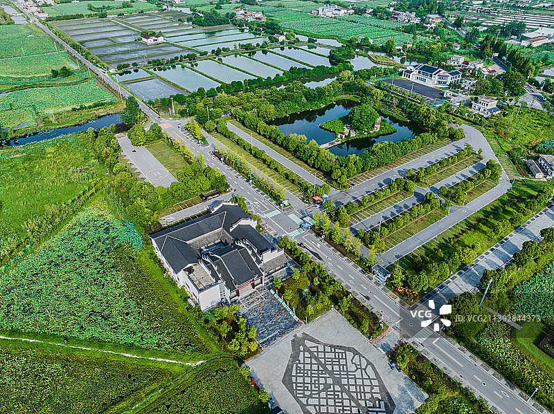 航拍芜湖市陶辛水韵风光图片素材