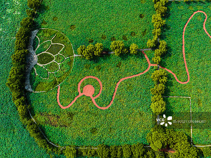 航拍芜湖市陶辛水韵风光图片素材