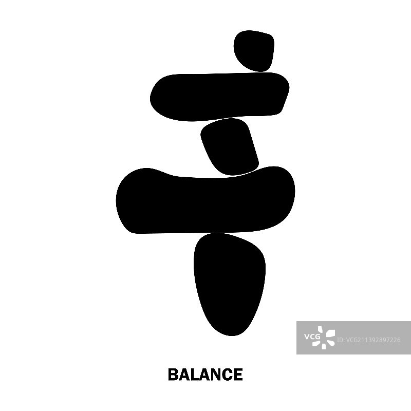 平衡的石头设计图片素材