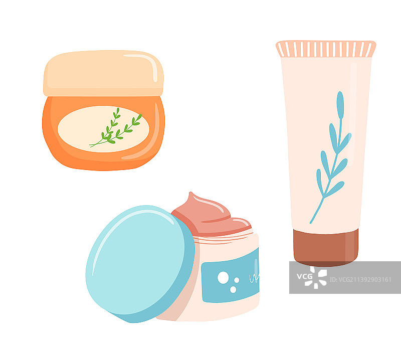 护肤品身体乳液图片素材