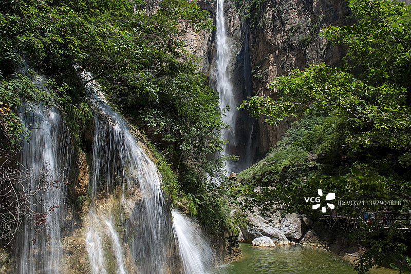 云台山天瀑景点图片素材