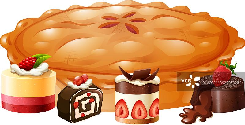 甜点和馅饼图片素材