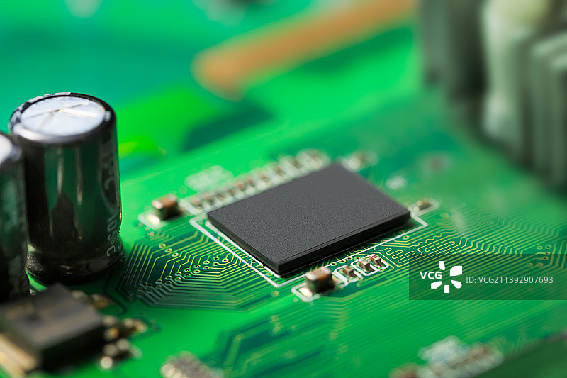 电子元件芯片图片素材