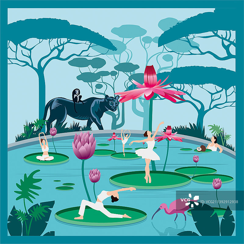 莲花开图片素材