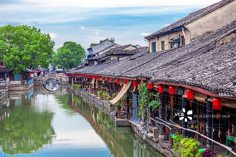 绍兴安昌古镇景区图片素材