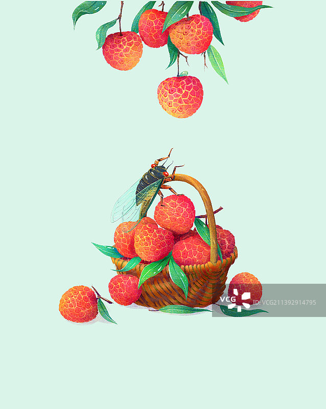 植物小插画图片素材