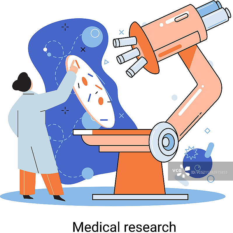 医学研究隐喻实验室诊断图片素材
