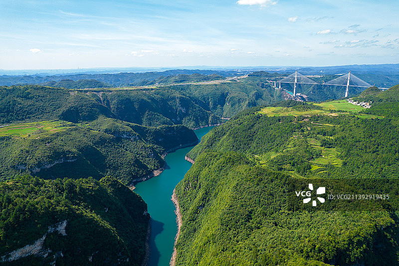 贵州省黔南龙里县朵花特大桥图片素材
