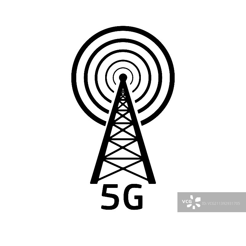 无线电塔剪影信号图片素材