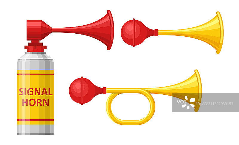 白色背景上的喇叭图片素材