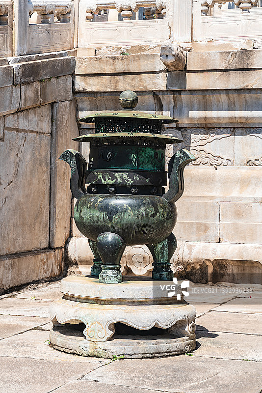 故宫铜炉图片素材