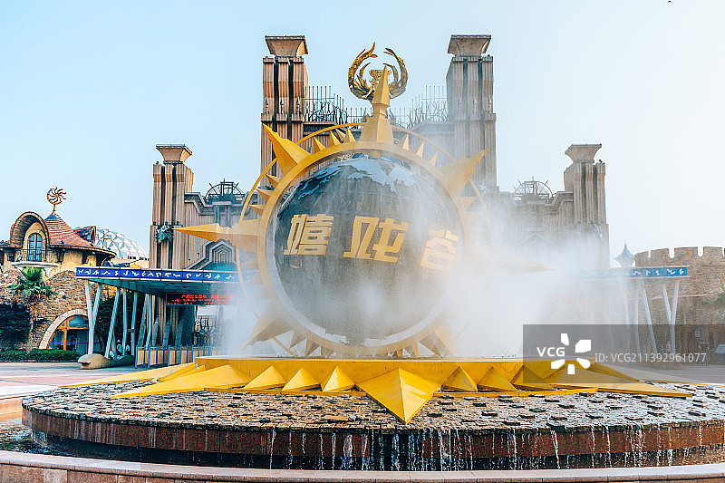 常州市太湖湾嬉戏谷风光图片素材