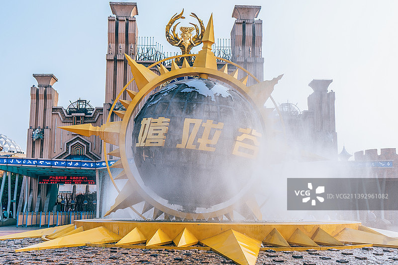 常州市太湖湾嬉戏谷风光图片素材