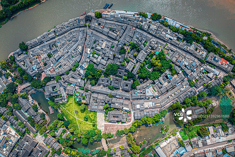 黄龙溪古镇图片素材