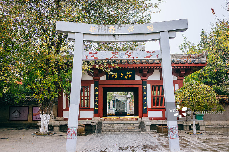 安徽省蒙城县庄子祠风光图片素材
