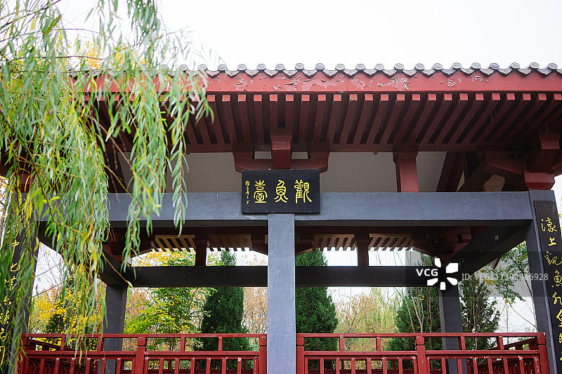 安徽省蒙城县庄子祠风光图片素材