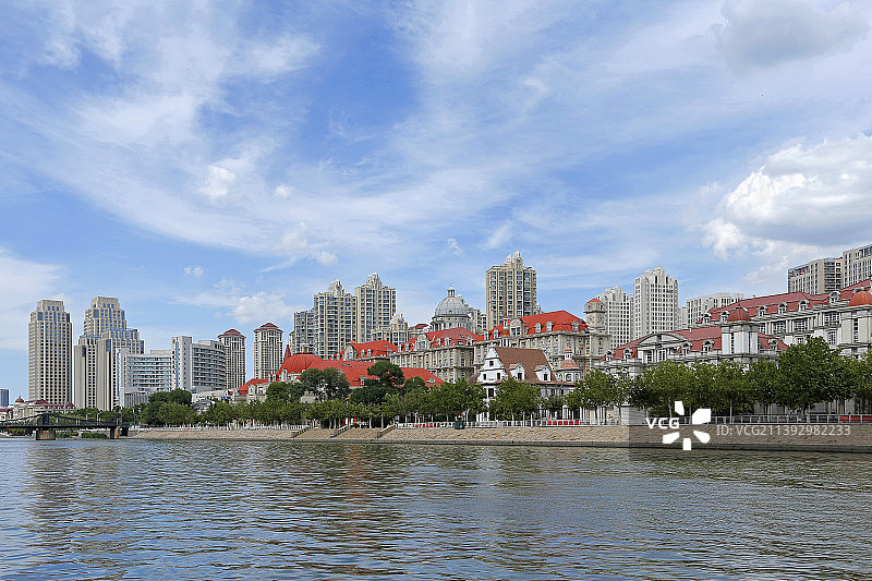 天津海河图片素材