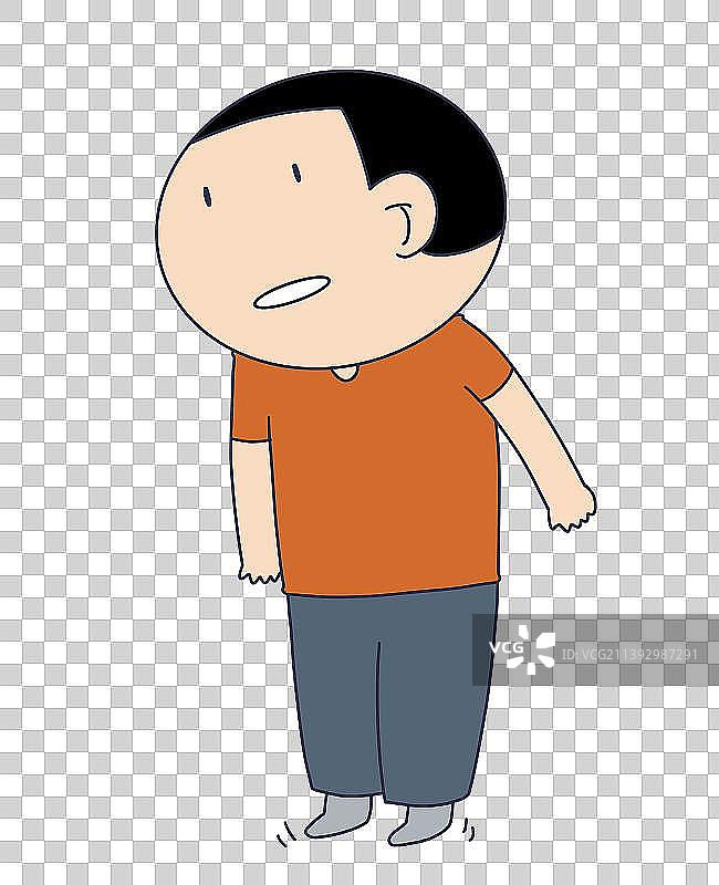 元素：踮脚的人物图片素材