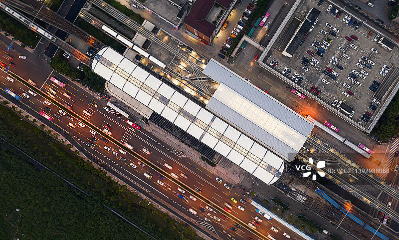 上海八号线沈杜公路地铁站图片素材