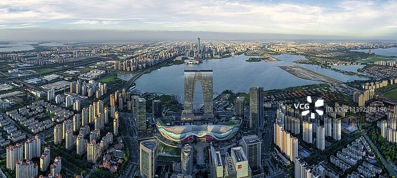 苏州工业园区CBD图片素材