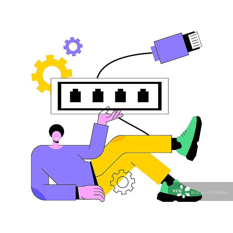 以太网抽象概念图片素材