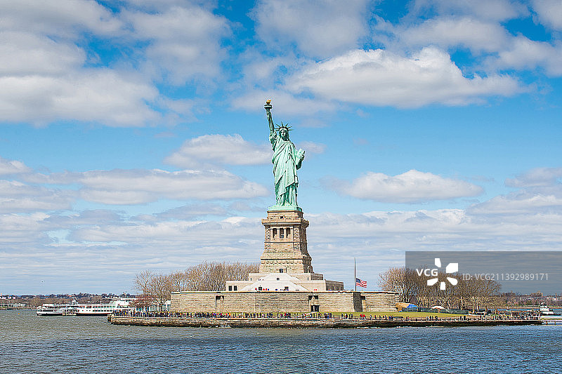 美国自由女神像图片素材
