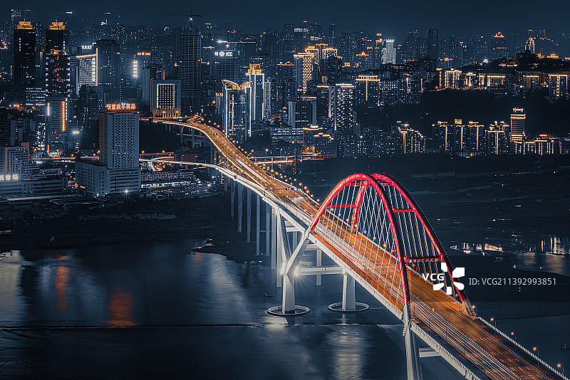 菜园坝长江大桥图片素材