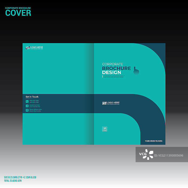 通用宣传册封面图片素材