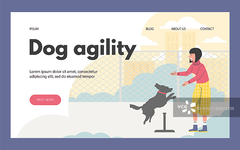 关于敏捷女孩的网站banner模板图片素材