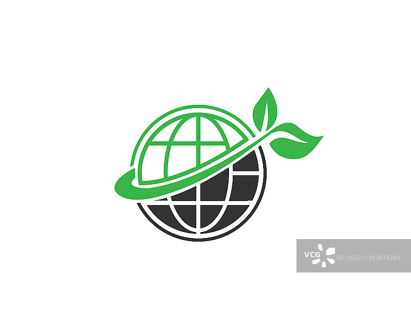 独特的地球生态标志设计图片素材
