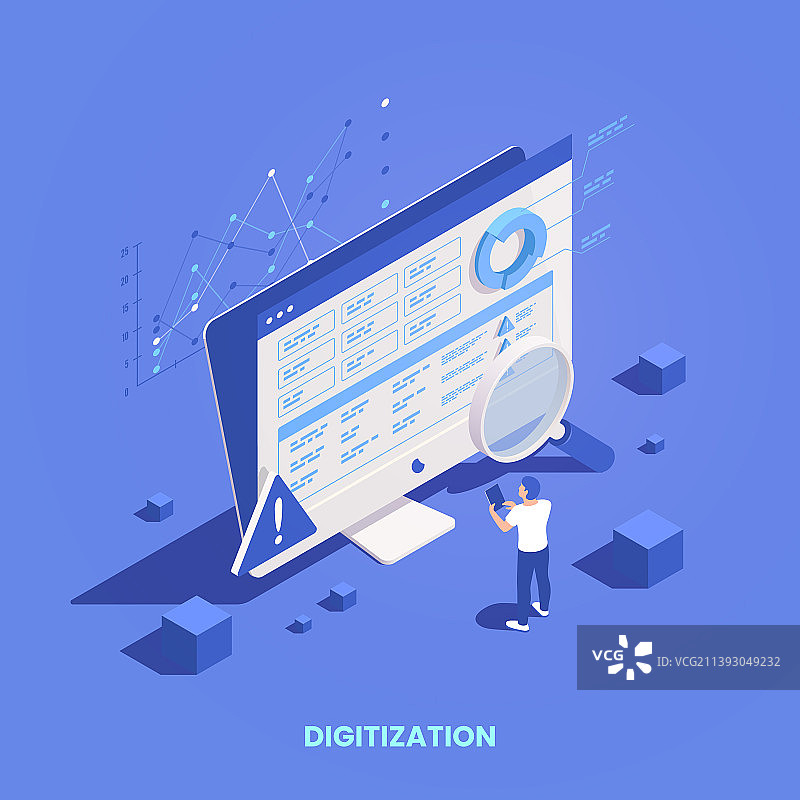 数字化2.5D组合图片素材