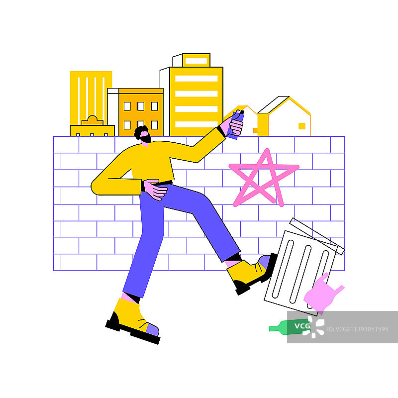 抽象破坏概念图片素材