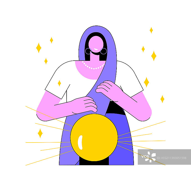 占卜抽象概念图片素材