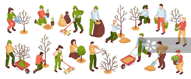 春季园艺套装图片素材